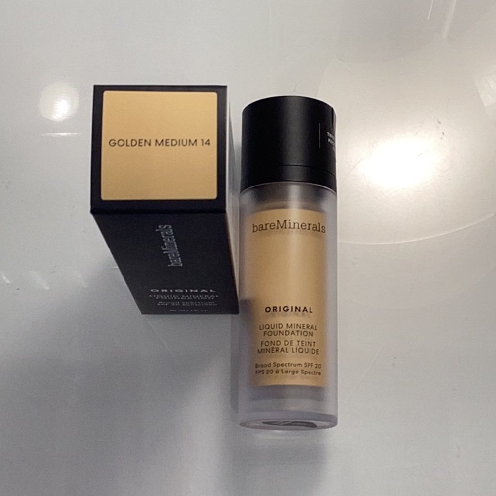 Discontinued bareMinerals Original Liquid Mineral Foundation Golden Med 14